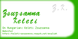 zsuzsanna keleti business card